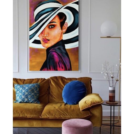 LBM Art - Bella Hadid - művészi vászonnyomat - több méret -.