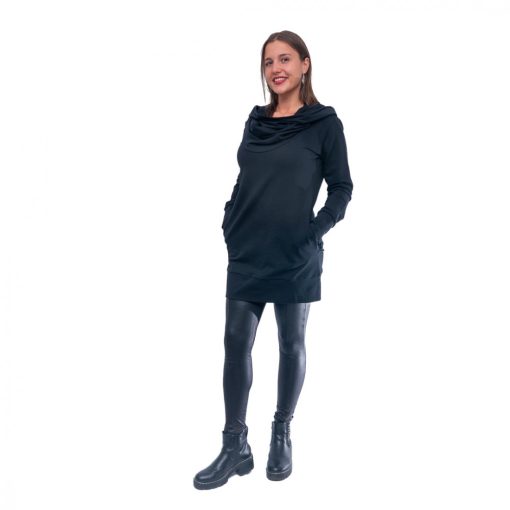 LBM ART kapucnis pulóver, fekete, one size