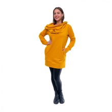 LBM ART kapucnis pulóver, okker, one size