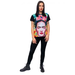 LBM ART póló, színes, Frida mintázattal, one size 
