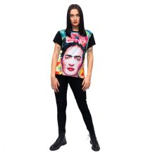 LBM ART póló, színes, Frida mintázattal, one size 