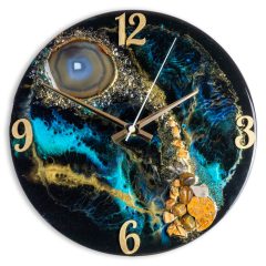 Fekete Türkiz Óra 30 cm