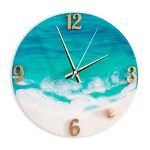Víz Téma ResinArt Óra 30 cm