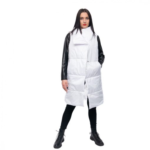 LBM ART mellény, fehér/fekete, one size