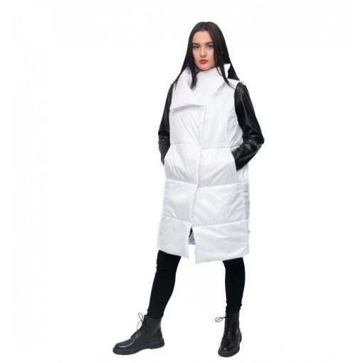 LBM ART mellény, fehér/fekete, one size