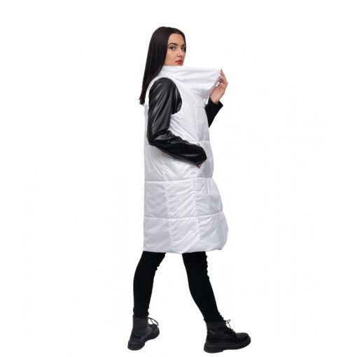 LBM ART mellény, fehér/fekete, one size