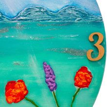 Badacsony ResinArt Óra 40 cm