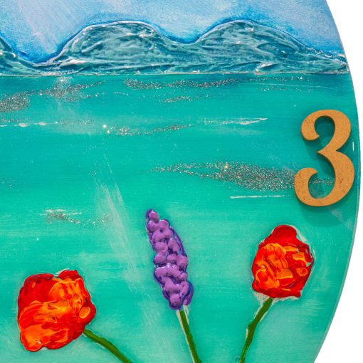 Badacsony ResinArt Óra 40 cm