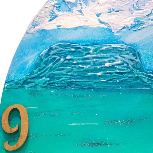 Badacsony ResinArt Óra 40 cm