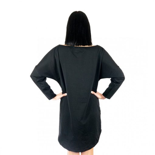 LBM Art Madonna kollekció, mintás pulóver, fekete-fehér, one size