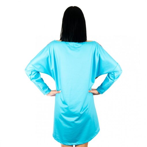 LBM Art Madonna kollekció, mintás pulóver, kék, one size