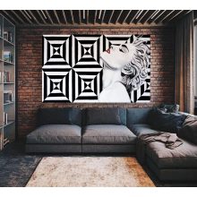 LBM art Madonna művészi vászon nyomat, több méret