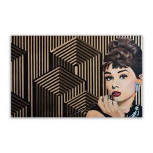 LBM art Audrey művészi vászon nyomat, több méret