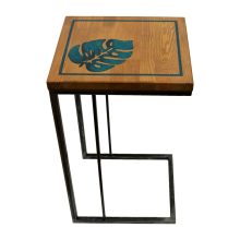 LBM Art ipari stílusú Resinart asztalka